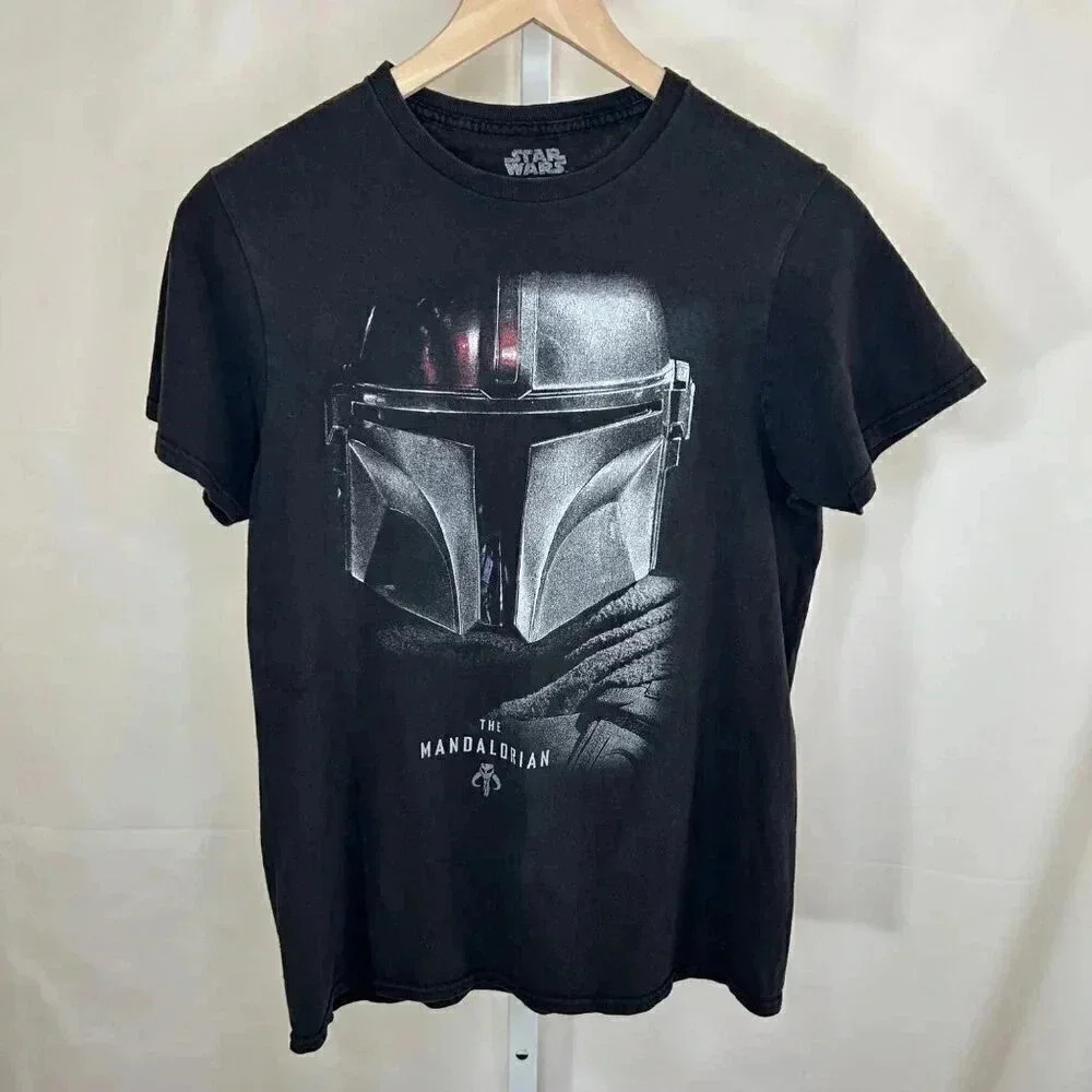 2/$30 Star Wars The Mandalorian Size Small Short Sleeve Black T-shirt